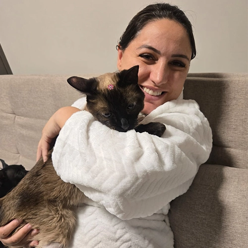 Imagem de um dos animais resgatados.